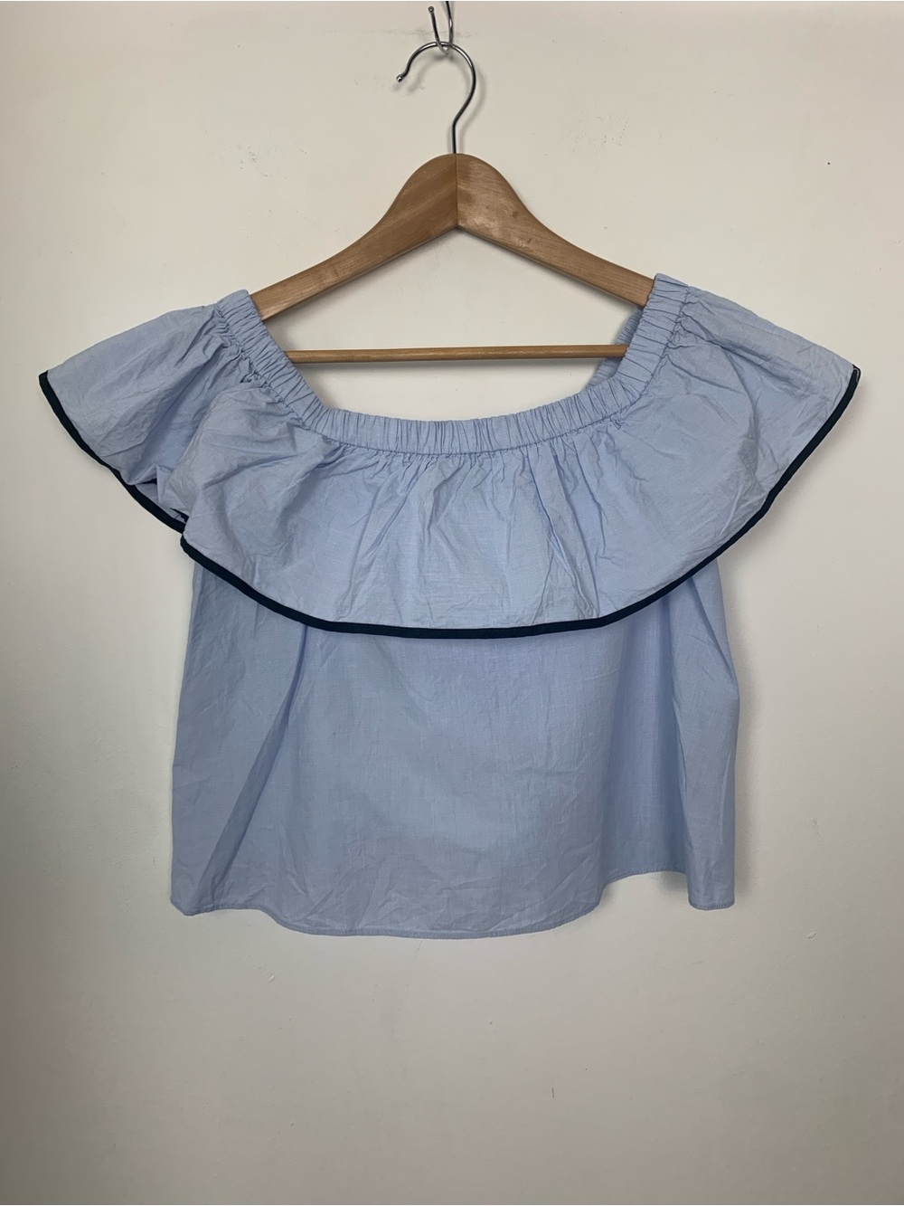 Zara Off The Shoulder Ruffle Top - Picture 3 of 7